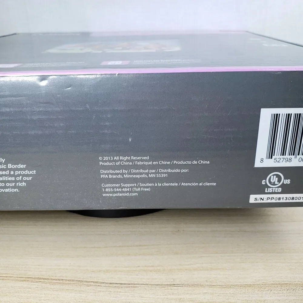 Polaroid Digital Picture Frame 8” Inch Electrical Plug In Black -New in Box